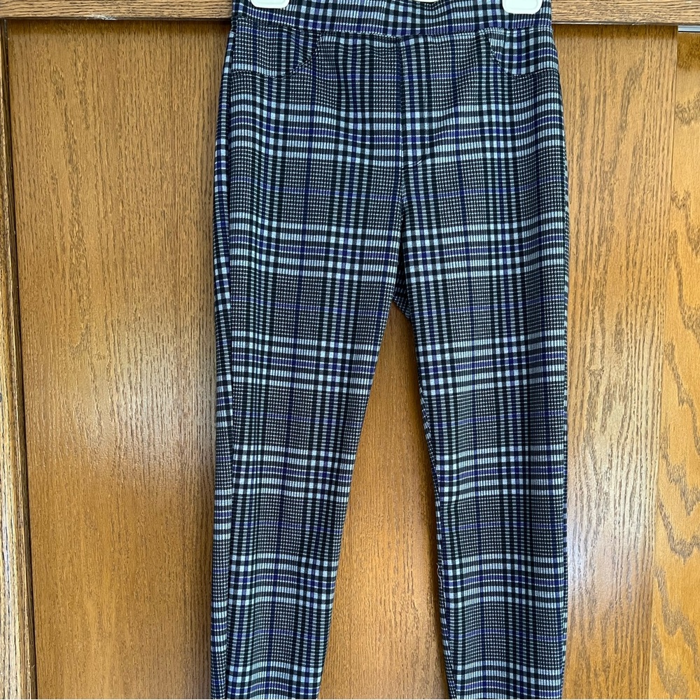 Sanctuary plaid Ponte leggings